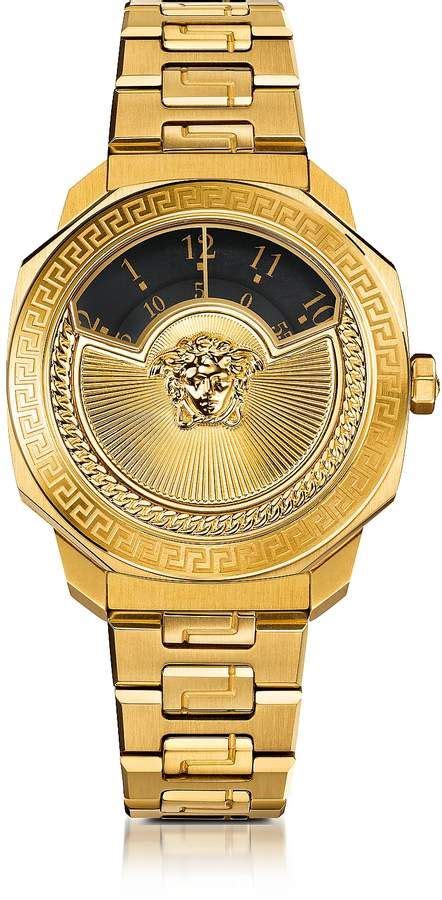 versace gold watches for men|versace watch unisex.